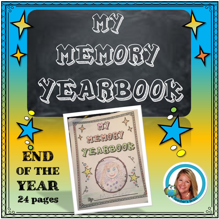 Memory Book to send home at the end of the year.