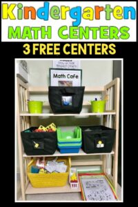 Free Kindergarten Math Center Activities