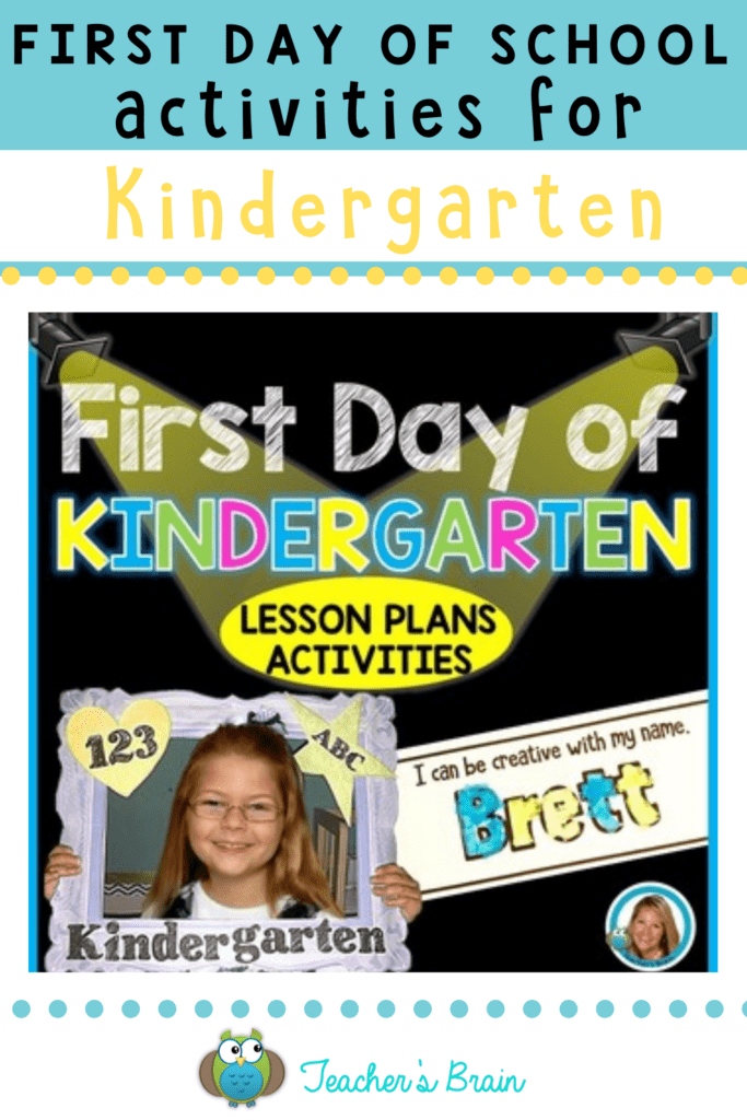 First Day Of School Activities - Teacher's Brain