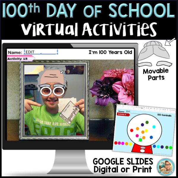 100th Day of School Digital Activities