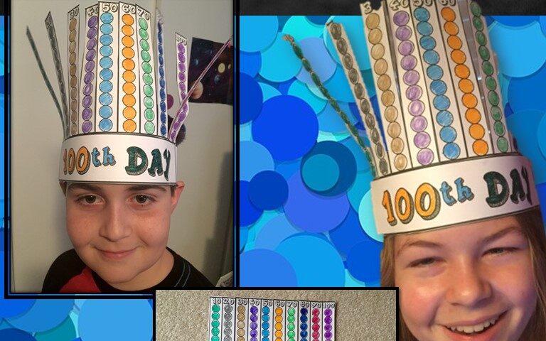 100th Day of School Activity Hat with 100 Dots - Teacher's Brain Blog