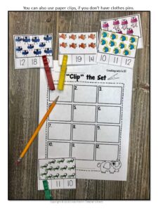 Numbers Kindergarten Math Centers