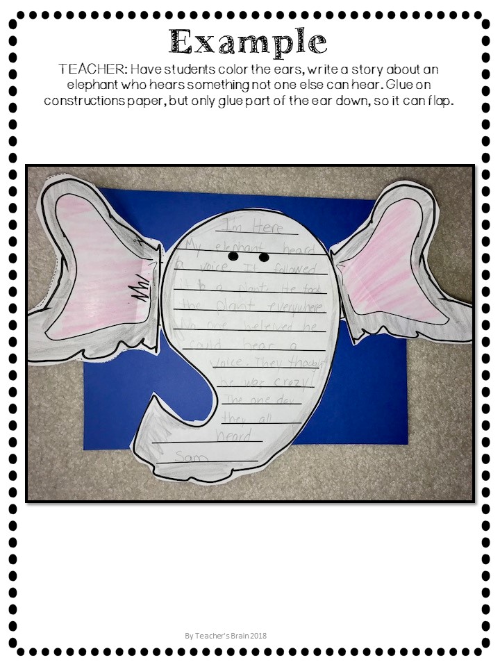 Horton Elephant Craft