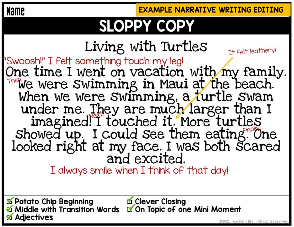 Wow! Teaching How to Write a Personal Narrative Just Got EASY ...