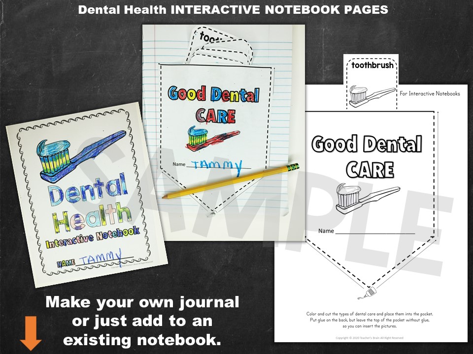 Dental Health Interactive Notebook