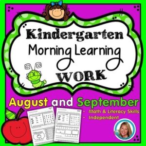 kindergarten morning work