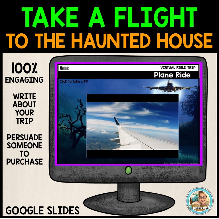 Haunted House For Sale Writing Virtual Field Trip | Google Slides - Image 2