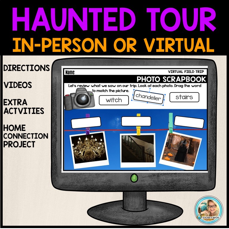 Haunted House For Sale Writing Virtual Field Trip | Google Slides - Image 3
