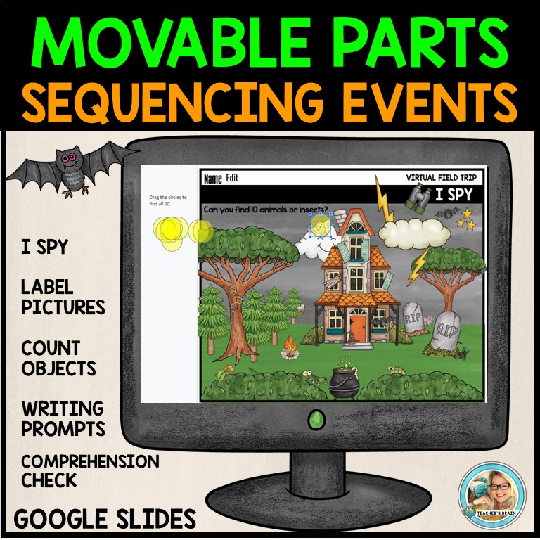 Haunted House For Sale Writing Virtual Field Trip | Google Slides - Image 4