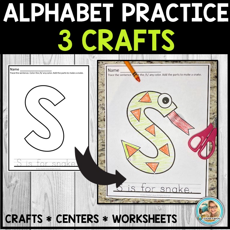 LETTER S Activities | Crafts & Worksheets for Centers - Image 2