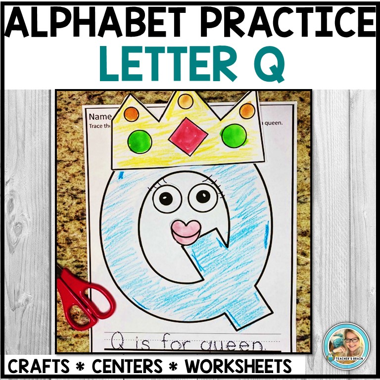 LETTER Q Activities | Crafts & Worksheets for Centers - Teacher's Brain