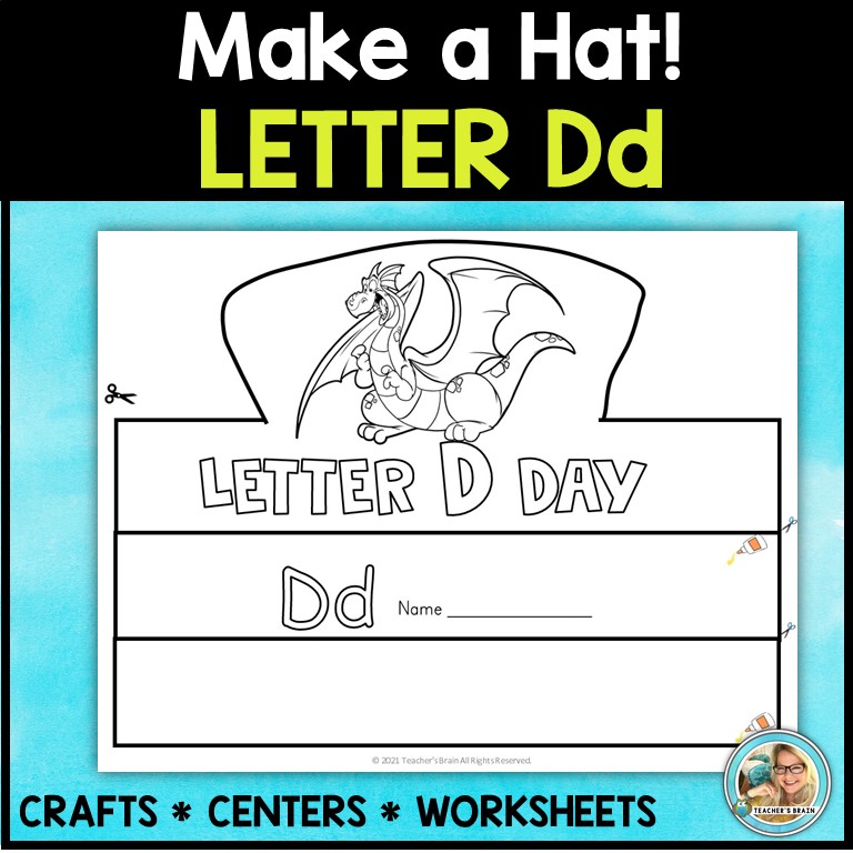 Letter D Hat