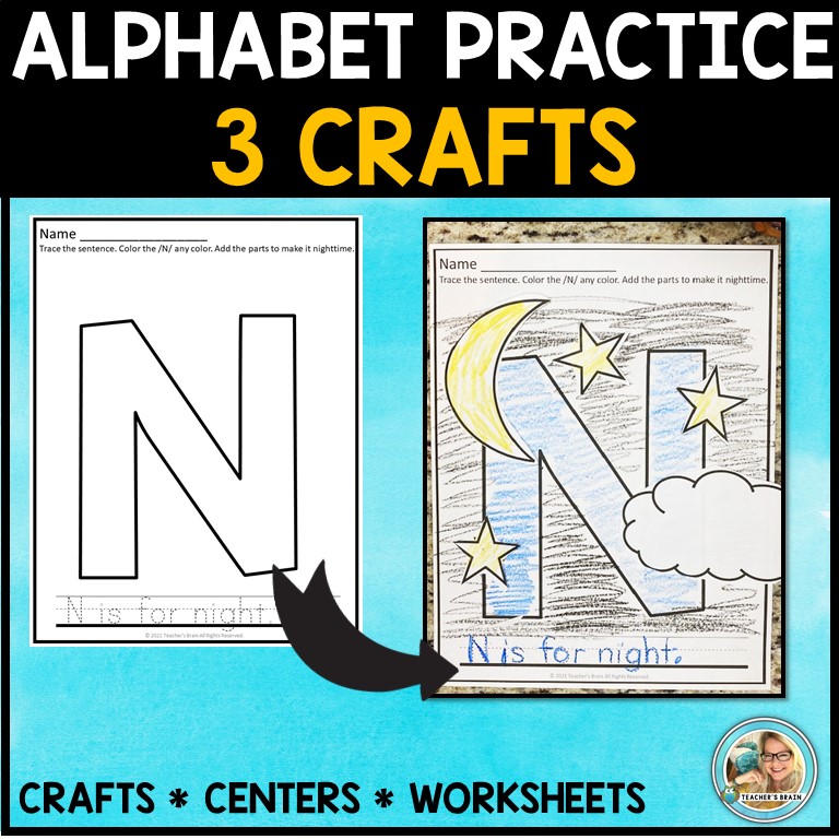 LETTER N Activities | Crafts & Worksheets for Centers - Image 2