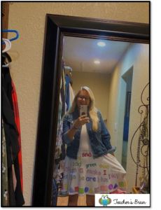 sight word dress idea