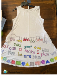 sight word dress