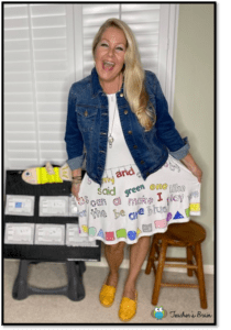 sight word dress idea