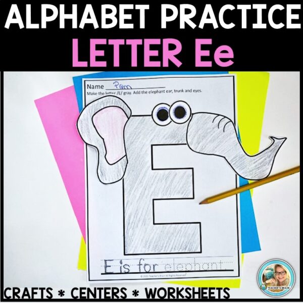 Letter E Activities