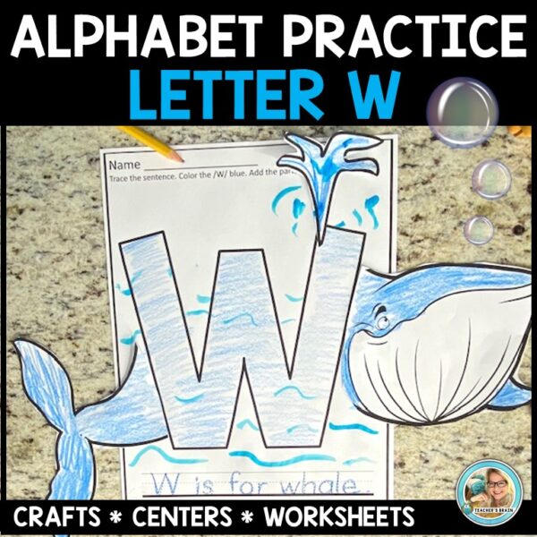Letter w activities