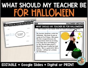 What Should My Teacher Be For Halloween