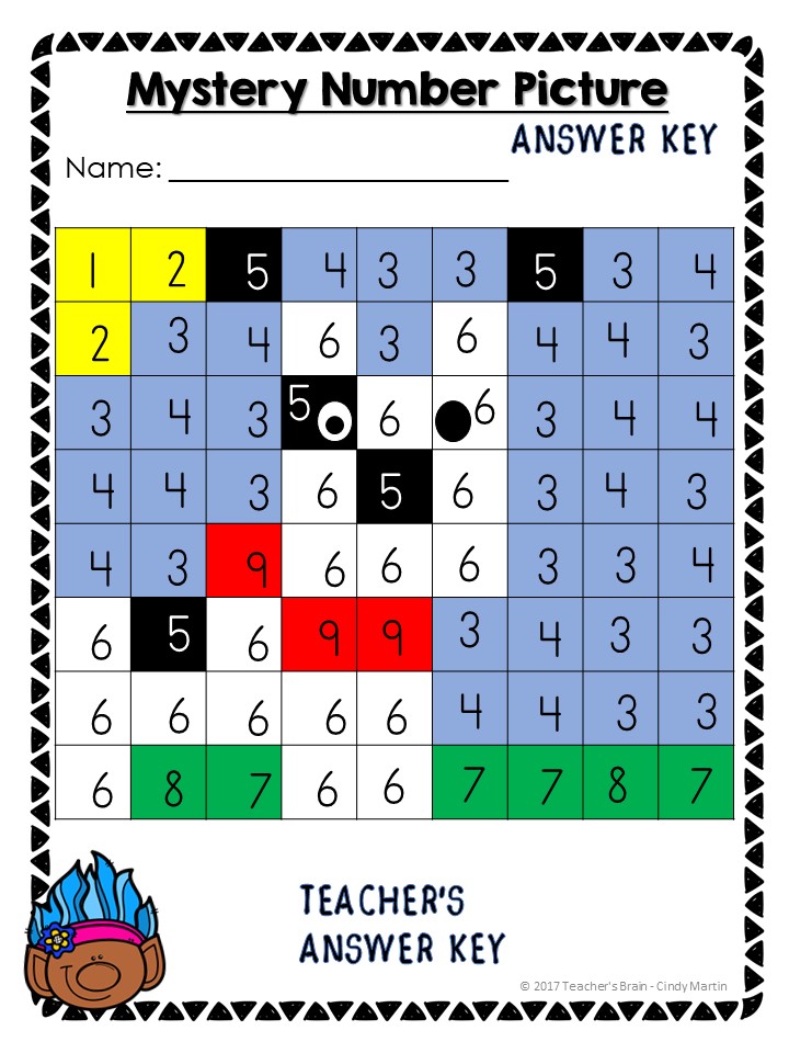 Escape Room Math Mystery Numbers 1-10 - Image 2