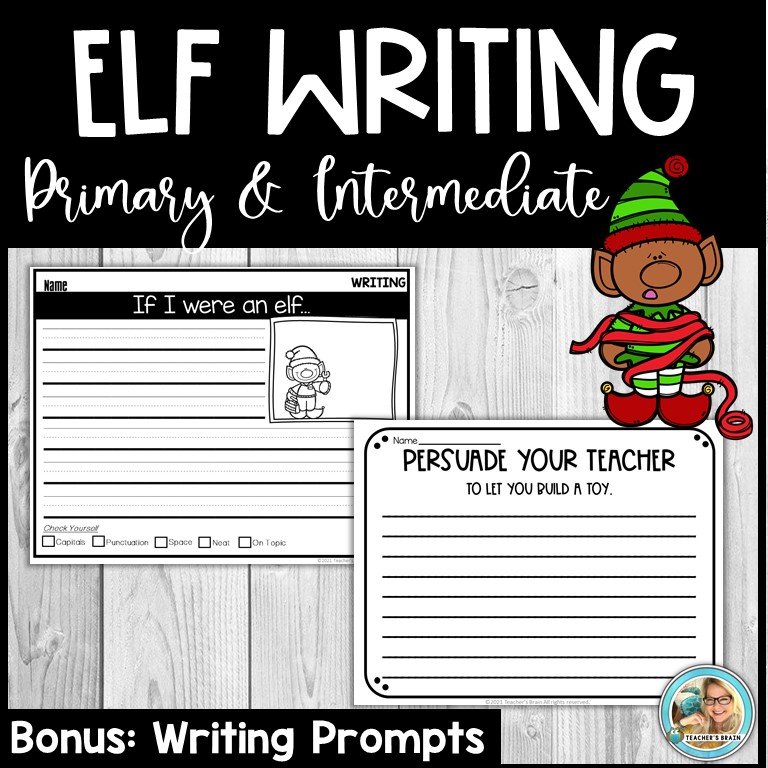 Elf Hat | Headband Craft with Writing - Image 3