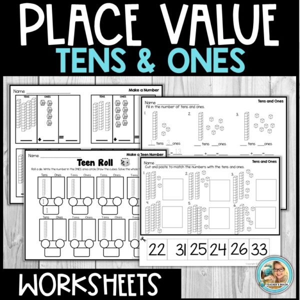 Place Value Worksheets Cover