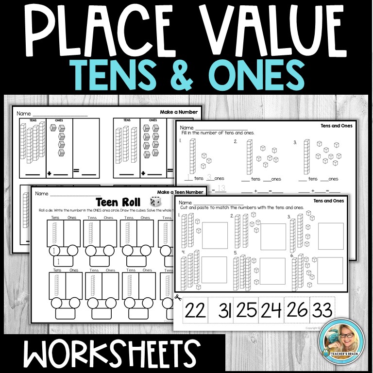Place Value Worksheets Cover