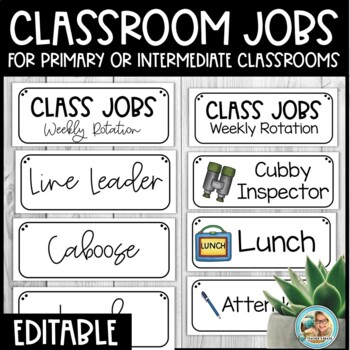 classroom jobs display preview
