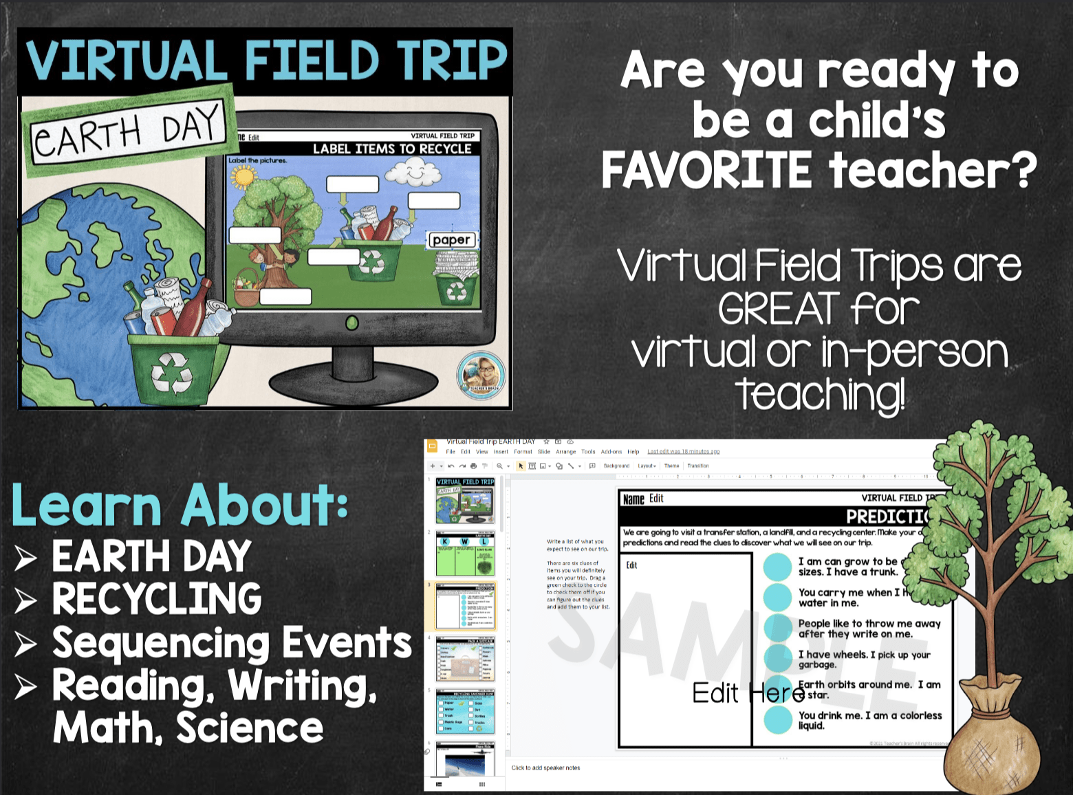 earth day activities for kindergarten preview