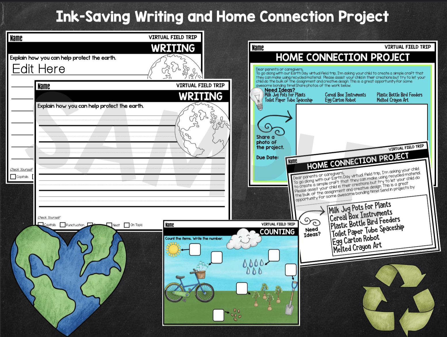 Earth day activities for students resource preview