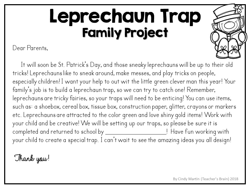 How to CATCH a Leprechaun Writing Activities - Image 2