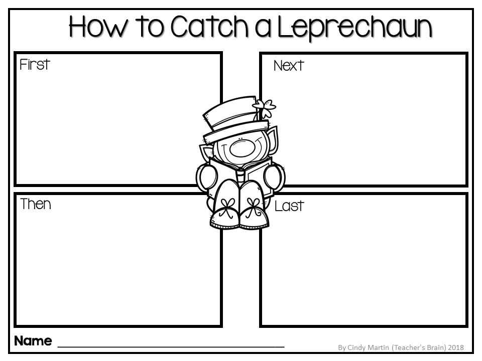 How to CATCH a Leprechaun Writing Activities - Image 4
