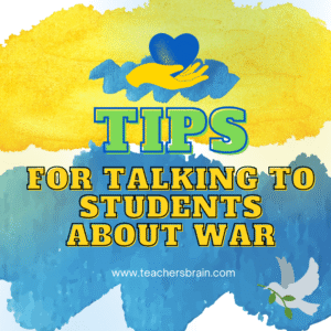 Tips about talking to students about WAR