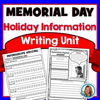 Memorial Day Activities for Elementary: Writing Unit Preview