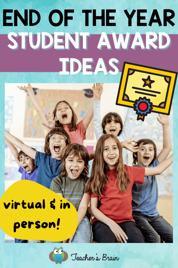 end of the year student award ideas