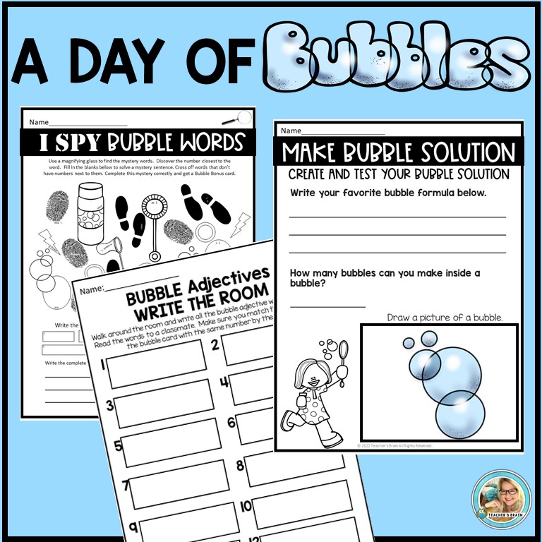 End of the Year Theme Days | BUBBLE DAY - Image 3
