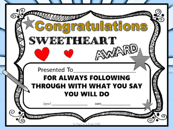 end of the year awards for students