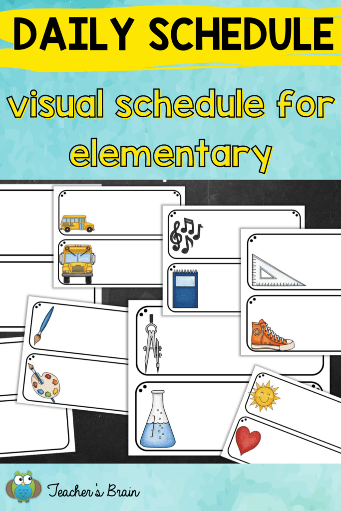 visual schedule pin image