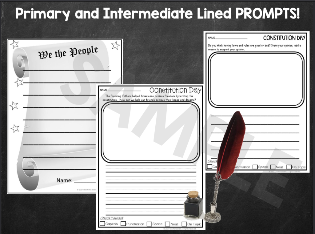 constitution day writing prompts