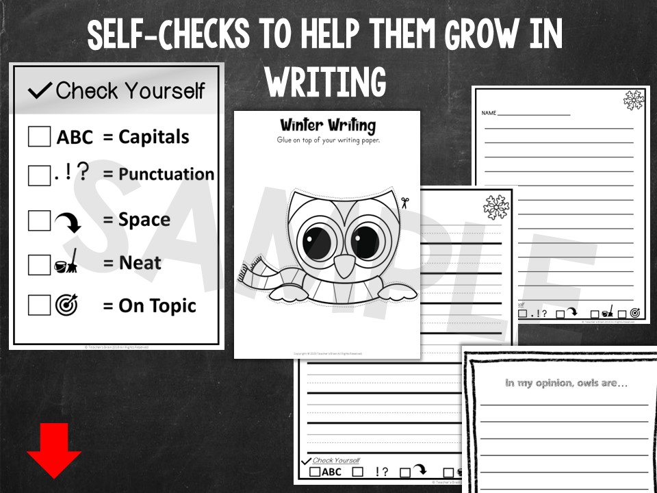 Winter Writing Prompts | Craftivity | Bulletin Board - Image 3