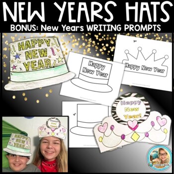 New year's activities New Years hat craft