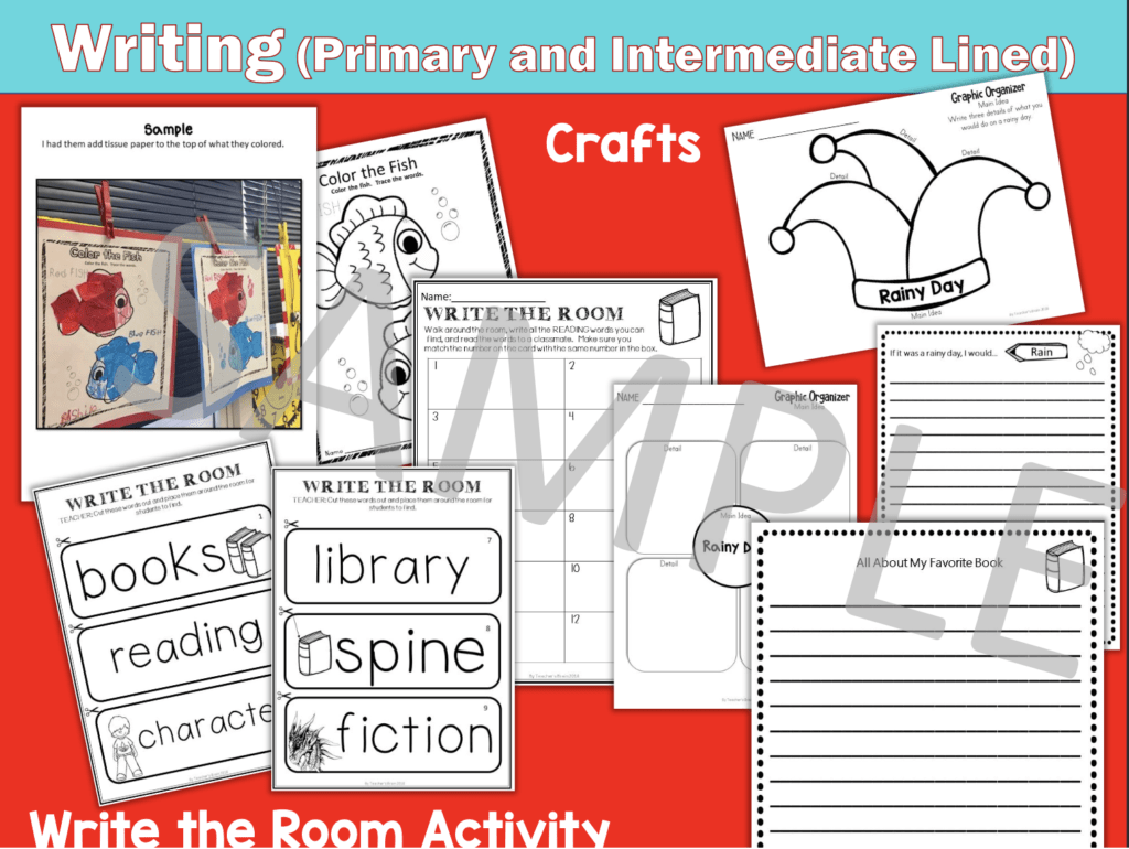 read across America writing activities