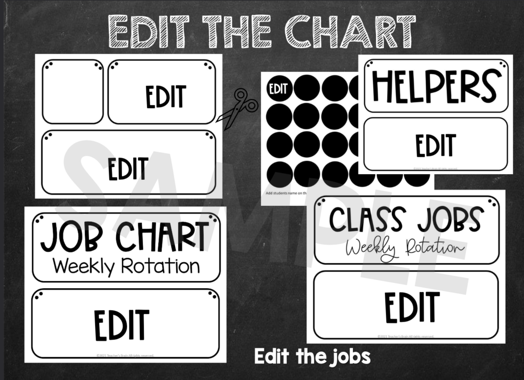 classroom jobs resource preview