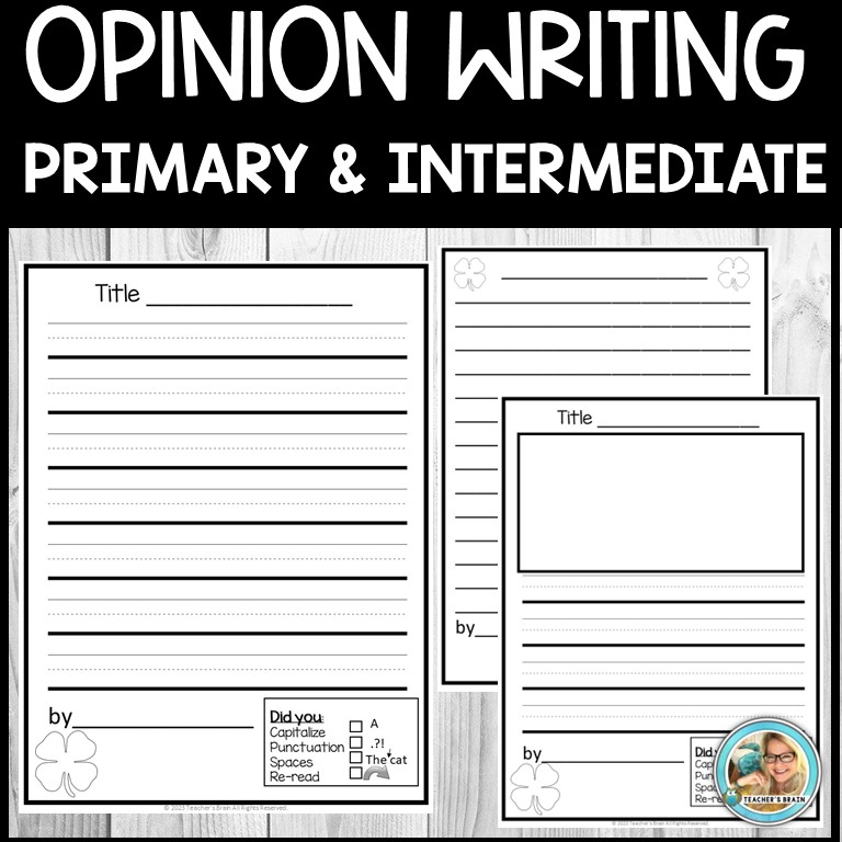 St. Patrick's Day Writing Activity | Opinion Writing Unit - Image 4