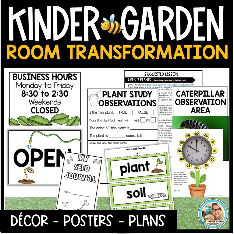 KINDER GARDEN Dramatic Play Room Transformation | Plant Lesson Plans - Image 3