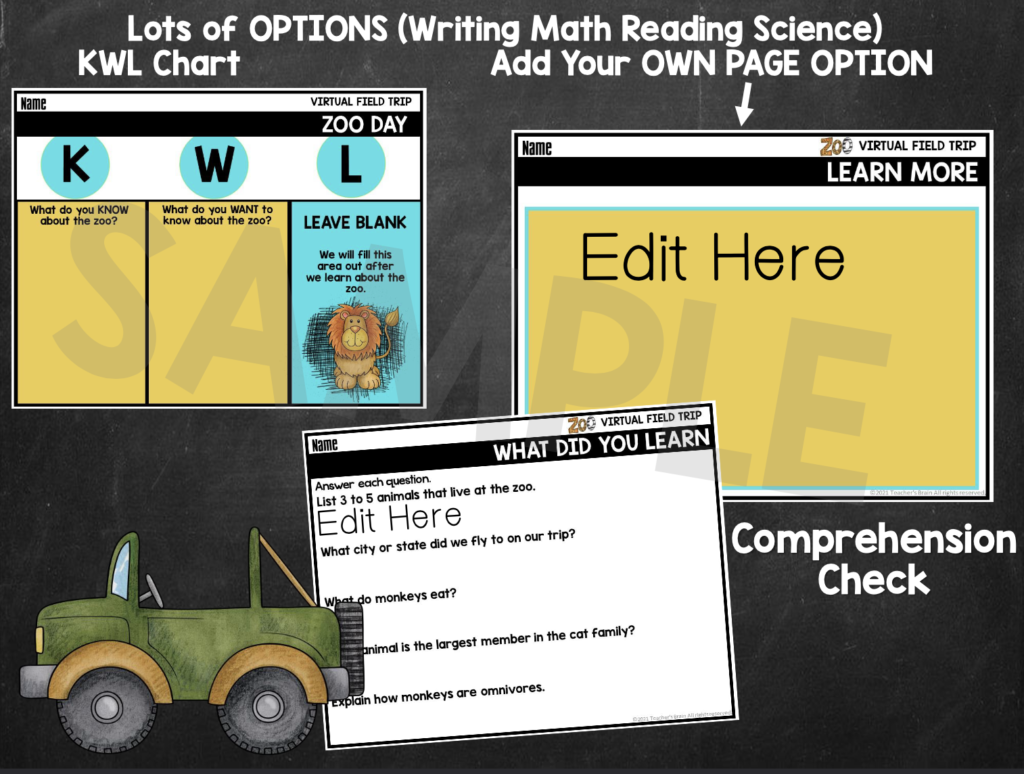 virtual field trip to the zoo