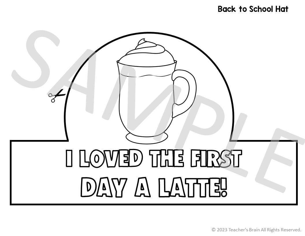 I loved the first day a latte