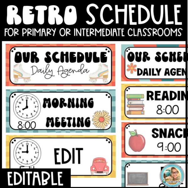 retro visual schedule
