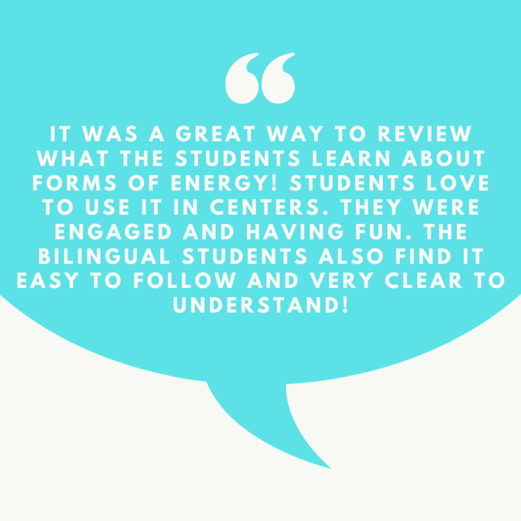 forms of energy worksheets