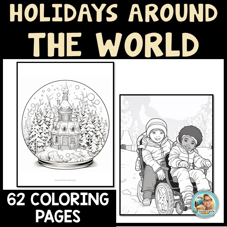 Winter Coloring Pages | Coloring Sheets | Winter Activities - Image 4
